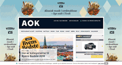 Desktop Screenshot of aok.dk