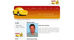 Desktop Screenshot of aok.cz