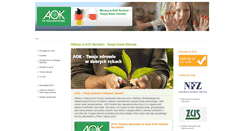 Desktop Screenshot of aok.pl
