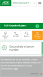 Mobile Screenshot of aok.de